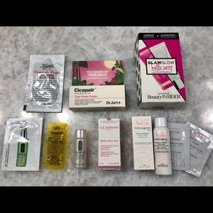 High End Skincare Brand Samples Packets and Bag